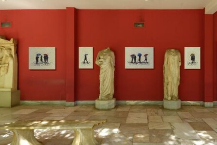 Ψηφιδωτά της Δάφνης Αγγελίδου στο Εθνικό Αρχαιολογικό Μουσείο