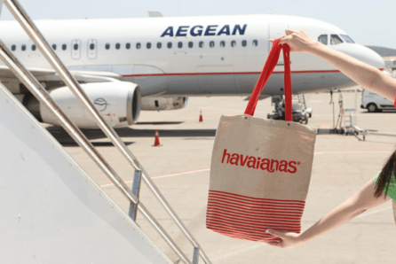 Μεγάλη έκπληξη από την Havaianas για τους επιβάτες της AEGEAN με αφορμή την International Free Feet Day
