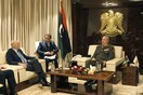 Συνάντηση Δένδια - Χάφταρ: «Άκυρα και επιβλαβή» τα μνημόνια Τουρκίας - Λιβύης