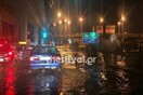 Θεσσαλονίκη: Διακοπή κυκλοφορίας σε τμήμα επαρχιακής οδού λόγω έντονης βροχόπτωσης