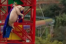 Οργή στην Κίνα: Ανάγκασαν χοίρο να κάνει bungee jumping σε πάρκο - Μετά το έστειλαν για σφαγή