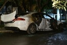 Αγία Βαρβάρα: Η στιγμή της έκρηξης της λευκής Jaguar - Οι πρώτες δηλώσεις του εκδότη Νίκου Καραμανλή
