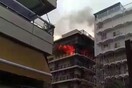 Μεγάλη φωτιά σε διαμέρισμα στο Παλαιό Φάληρο
