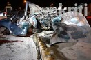 Ηράκλειο: Νεκρός 22χρονος σε τροχαίο - Άμορφη μάζα το αυτοκίνητο που έπεσε πάνω σε φοίνικα
