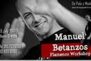 O Manuel Betanzos στη σχολή χορού flamenco De Palo y Madera