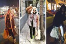 Η Αλεξάνδρα Κατσαΐτη έχει σκουπίσει όλα τα πεζοδρόμια της Αθήνας με την τσάντα-γουναρικό της…