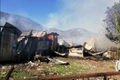 Εκατοντάδες πρόβατα κάηκαν από φωτιά σε ποιμνιοστάσιο στη Λάρισα