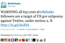 Σε άρση απορρήτου για το Wikileaks υποχρέωσε το Twitter αμερικανικό δικαστήριο