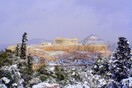 Χιόνι στο κέντρο της πόλης