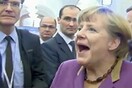 Η χαρά της Άνκελα στη θέα του Αντώνη (video)
