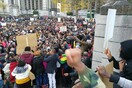 Βίαια επεισόδια στις Βρυξέλλες - Προσαγωγές στη διαδήλωση κατά της δουλείας στη Λιβύη