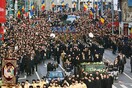 Χιλιάδες Ρουμάνοι στην κηδεία του τέως βασιλιά Μιχαήλ - Η τέως βασίλισσα της Ελλάδας, ο Κάρολος και ο Χουάν Κάρλος στην τελετή