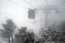 Βροχές, καταιγίδες και χιόνια στην Πάρνηθα