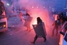 Χάος στο Κίεβο - Πεδίο μάχης μετά την απογευματινή διαδήλωση το κέντρο