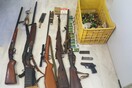 Οπλοστάσιο βρέθηκε στο σπίτι 45χρονου στα Χανιά