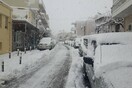 Στα λευκά η Κρήτη - Το «έστρωσε» στα Ανώγεια