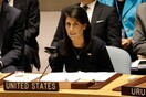 ΟΗΕ: «Είμαστε έτοιμοι για συνομιλίες, αλλά δεν θα σας κυνηγάμε» δήλωσε η Χέιλι στον Παλαιστίνιο πρόεδρο