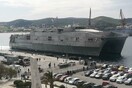 Στην Σύρο το υπερσύγχρονο Αμερικανικό ταχύπλοο Carson City- «Φρούριο» το λιμάνι της Ερμούπολης