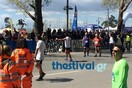 Ένταση μεταξύ οπαδών του ΠΑΟΚ και δρομέα με διακριτικά της ΑΕΚ στο Μαραθώνιο της Θεσσαλονίκης