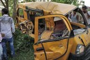 Τραγωδία στην Ινδία: Νεκρά 13 παιδιά από σύγκρουση σχολικού λεωφορείου με τρένο