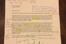 Δασκάλα έλαβε γράμμα από τον Τραμπ, διόρθωσε τα ορθογραφικά λάθη και το έστειλε πίσω στο Λευκό Οίκο