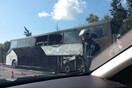 Πανικός στην Κρήτη με λεωφορείο που πήρε φωτιά εν κινήσει- Ήταν γεμάτο τουρίστες από την Ιταλία