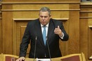 Εκτάκτως στη Βουλή για δηλώσεις ο Πάνος Καμμένος