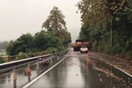 Πλημμύρες και κατολισθήσεις από την έντονη βροχόπτωση στη Νάουσα