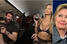 H Xίλαρι Κλίντον έχει νοικιάσει τζετ που ανήκει στον Bilzerian και έχει φιλοξενήσει τα οργιώδη πάρτι του
