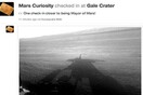 To Curiosity έκανε check-in στον Άρη