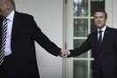 To bromance Τραμπ - Μακρόν εμπνέει τα media (απερίγραπτα)