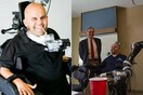 Παράλυτος ασθενής πίνει μπύρα κινώντας ρομποτικό χέρι με τη σκέψη