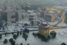 Δείτε σε βίντεο τη χιονισμένη Θεσσαλονίκη από ψηλά