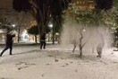 Το χιόνι στο κέντρο της πόλης, σε ένα ωραίο βίντεο του Athensville