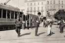 Μικροπωλητές στην Ομόνοια, γύρω στο 1910
