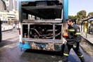 Φωτιά σε λεωφορείο γεμάτο επιβάτες στη Μεσογείων