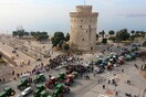 Τα τρακτέρ στο κέντρο της Θεσσαλονίκης
