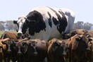 Η μεγαλύτερη αγελάδα του κόσμου έχει ύψος δύο μέτρα και ζει στην Αυστραλία