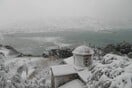 Χιονοθύελλα έπληξε τη νύχτα την Αλόννησο και τη Σκόπελο