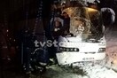 Λεωφορείο του ΚΤΕΛ συγκρούστηκε με εκχιονιστικό όχημα