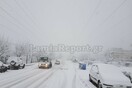 Δυνατός χιονιάς στην κεντρική Ελλάδα - Σε ποιους δρόμους χρειάζονται αλυσίδες