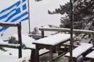 Σφοδρή χιονόπτωση στην Πάρνηθα από το πρωί