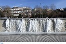 Πάγωσε το συντριβάνι στην παραλία της Θεσσαλονίκης