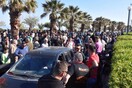 Μαζική παρέλαση υπέρ του ρουκετοπόλεμου στη Χίο
