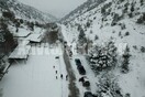 Το έστρωσε για τα καλά στην Κρήτη: Ένα μέτρο χιόνι στα Λευκά Όρη