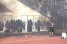 Εικόνες ντροπής στο Πανθεσσαλικό: Συμπλοκές, δακρυγόνα και πετροπόλεμος πριν τον αγώνα - ΒΙΝΤΕΟ