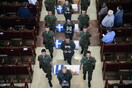 Φωτογραφίες από την τελετή παραλαβής των λειψάνων 17 Ελλήνων στρατιωτικών στη Λευκωσία