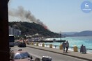 Υπό μερικό έλεγχο η μεγάλη φωτιά στη Ρόδο - Απείλησε σπίτια στον λόφο του Μόντε Σμιθ (upd)
