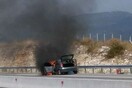 Αυτοκίνητο πήρε φωτιά στην Ιόνια Οδό