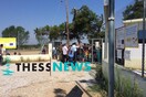 Διαμαρτυρία προσφύγων στο κέντρο φιλοξενίας Διαβατών
